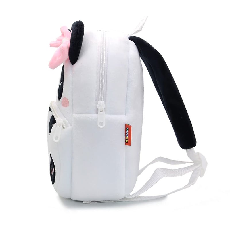 NICE CHOICE Cute Toddler Backpack Toddler Bag Plush Animal Cartoon Mini Travel Bag for Baby Girl Boy 2-6 Years(Cute Panda) - Image 3